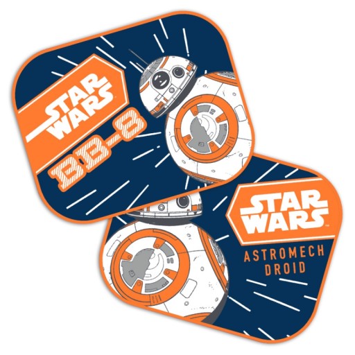 BOČNÉ KRYTY 2 KS 44*35CM STAR WARS BB8