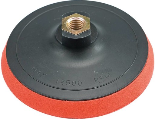 GUMOVÝ DISKOVÝ KOTÚČ SO SUCHÝM zipsom NA UHLOVÚ BRÚSKU 125MM