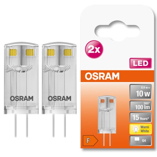 LED CAPSULE G4 žiarovka 0,9W 2700K OSRAM 2PAK MINI
