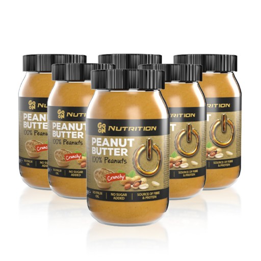 Go On Nutrition - Arašidové maslo chrumkavé 900 g