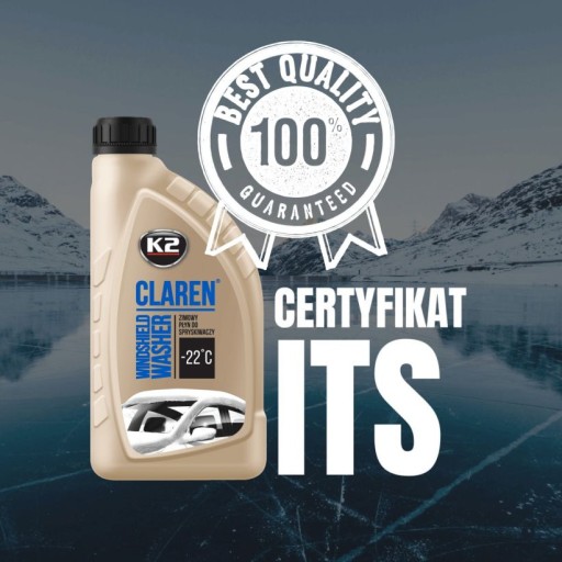 K2 CLAREN -22C KVAPALINA DO OSTREKOVACOV ZIMNA 1L