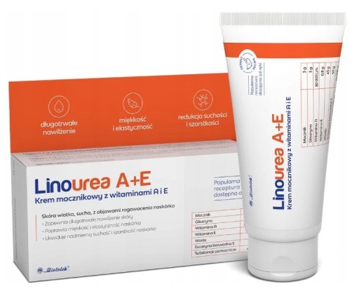 Linourea Urea krém Vitamín A+E 50 g