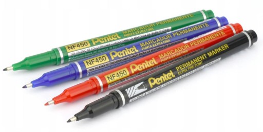 Pentel NF450-C CD Marker 0,6-1mm modrý