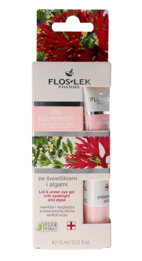 Floslek Gél na očné viečka a oči so svetlíkom a riasami 15 ml
