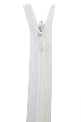 Transp na skrytý zips. C3 55 cm Slonovina