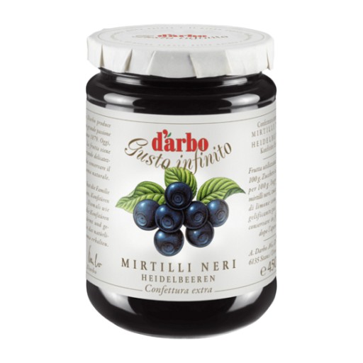 Darbo Mirtilli Neri extra černicový džem 450g