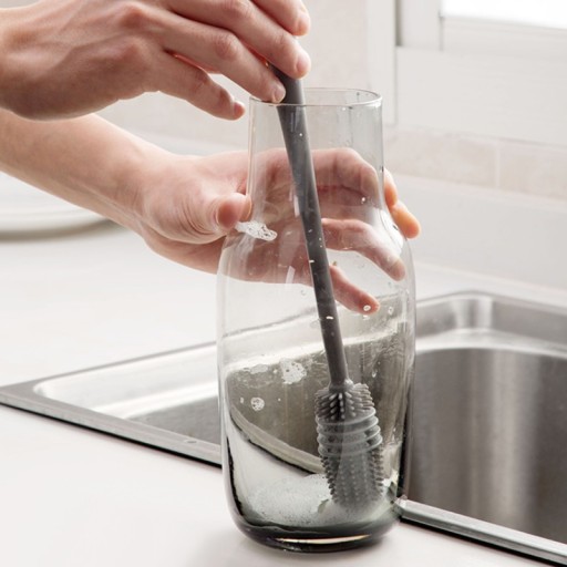 SILIKÓNOVÁ KEFA NA UMÝVANIE POHÁR, FĽAŠÍ, POHÁROV, NÁDOB