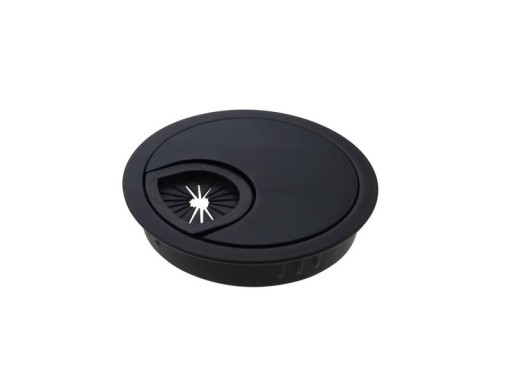 KOVOVÝ KÁBLOVÝ VSTUP KD260-2 60MM MAT ČIERNA.