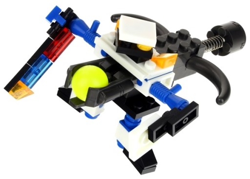 Stavebné bloky City 2v1 robot policajného auta