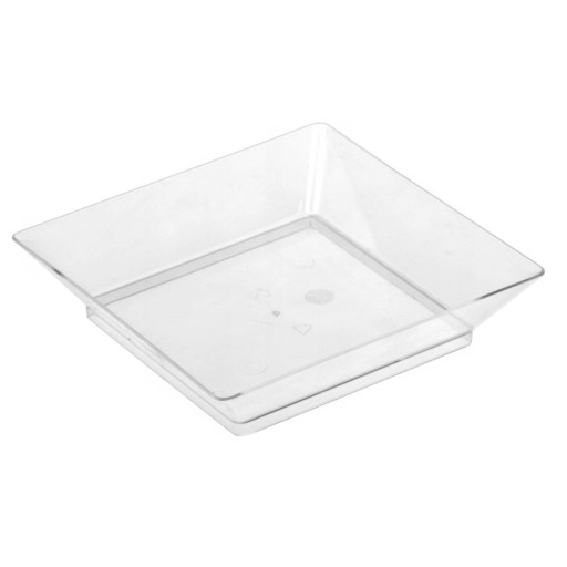 Štvorcové podnosy na dezerty a podnosy 70x70mm - 24 ks.