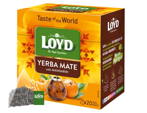 Yerba Mate Express čaj s mandarínkou 20 LOYD organických vrecúšok