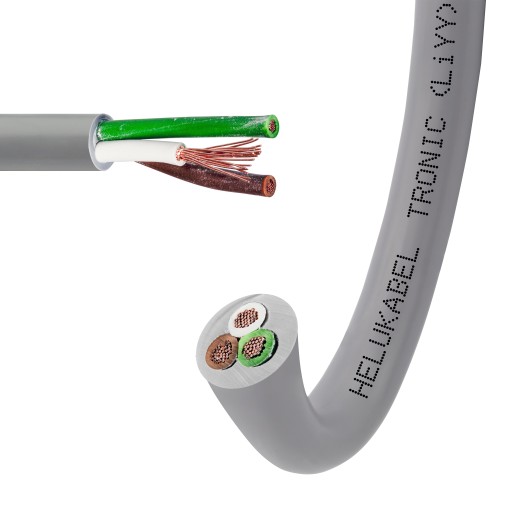 TRONIC LIYY ovládací kábel kábel 3x0,5mm2 500V odolný voči oleju HELUKABEL