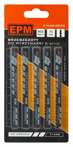 PÍLOVÝ LIST PRO DO priamočiarej píly 100 mm 6TPI WOOD T144D 5