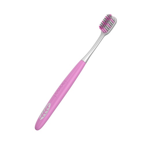 Mäkká zubná kefka s himalájskou soľou Sensitive Pink Biomed 1 ks