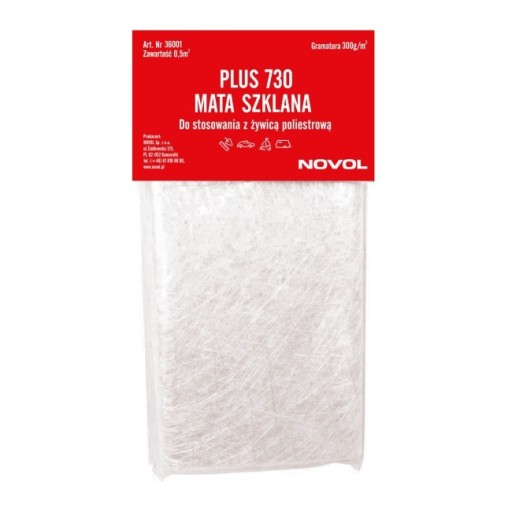 NOVOL NOVOL-PLUS730 SKLENENÁ ROHOŽKA 300G 0,5M2