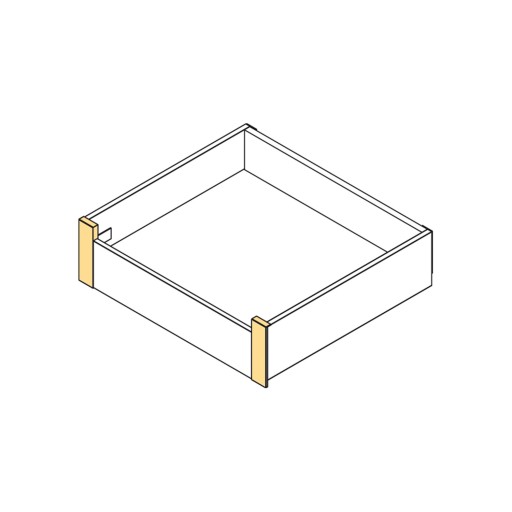 Stredná montáž pre vnútorné čelo VERTEX White