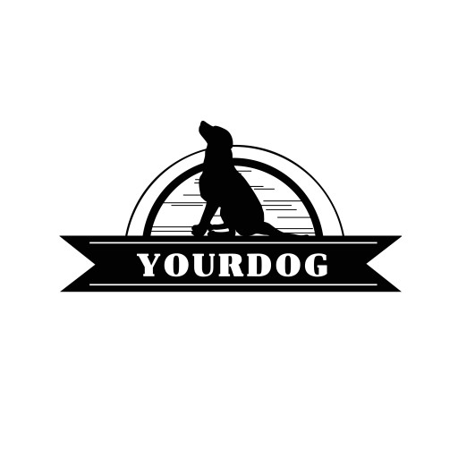 Bavlnený obojok YourDog M BLACK