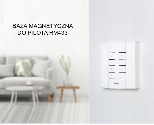 Sonoff RM433 BASE Magnetická základňa pre diaľkový ovládač RM433