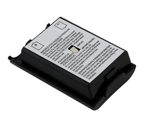 Čierny kryt, chlopňa, kôš na batérie, XBOX 360 ovládač