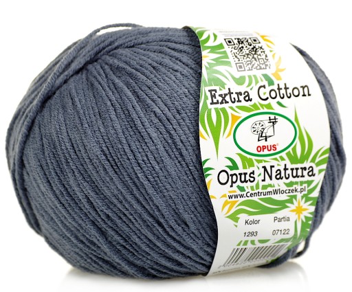 OPUS NATURA EXTRA BAVLNA Č. 1293 OCEL