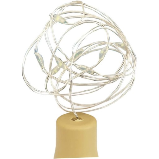 UZÁVER FĽAŠE 20 LED SOLÁRNYCH LAMPY DRÔTOVÁ DEKORÁCIA