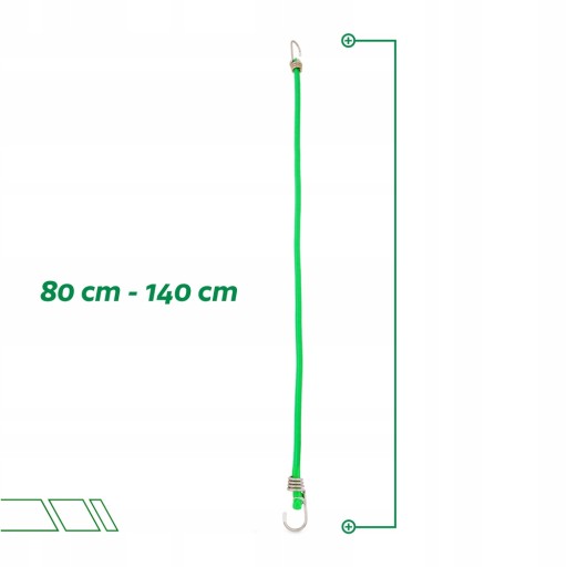 KÁBEL ELASTICKÝ 10x800 MM STALCO S-47830