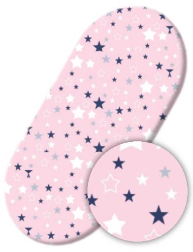 LiLo Elastická plachta na kočík gondola Moses basket, bavlna