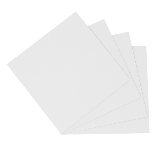 OBÁLKA Štvorcová BIELA 155x155 NK 80g - 50 ks.