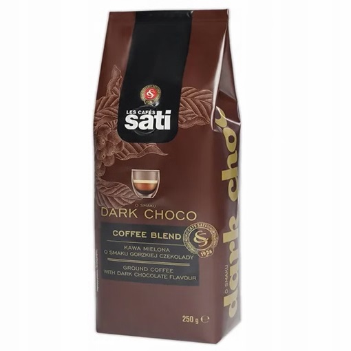 Sati Dark Choco - mletá káva s príchuťou horkej čokolády 250g