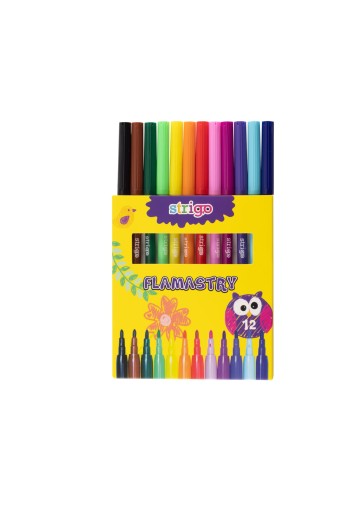 Školské fixky, fixky, 12 farieb Strigo