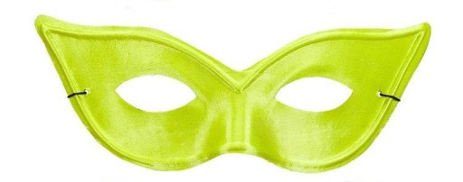 ŽLTÝ PAPILON BENÁTKY KARNEVAL NEÓNOVÁ MASKA