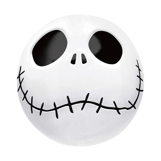 HALLOWEEN FÓLIOVÝ BALÓN BIELA LEBEKA MRTVÁ 45cm OZDOBENIE FÓLIOVÝCH BALÓNOV