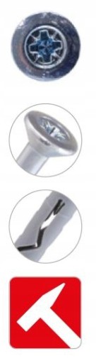 Montážne vzdialenosti 19x30 INOX Montážna vzdialenosť Dekoratívne upevnenie