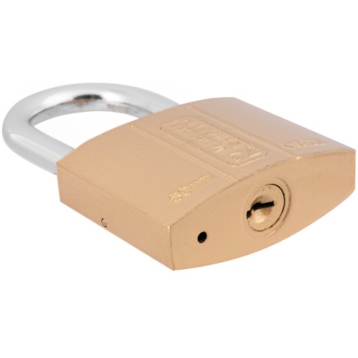 ZLATÝ ZÁMOK VISIACI ZÁMEK PREMIUM 60MM + 4 KĽÚČE RICHMANN C9322