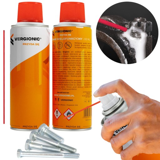 Univerzálny multifunkčný penetračný sprej na odstraňovanie hrdze mastnoty 200 ml