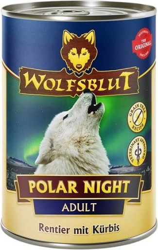 WOLFSBLUT POLAR NOČNÉ MOKRÉ KRMIVO SO SOBOM 395g
