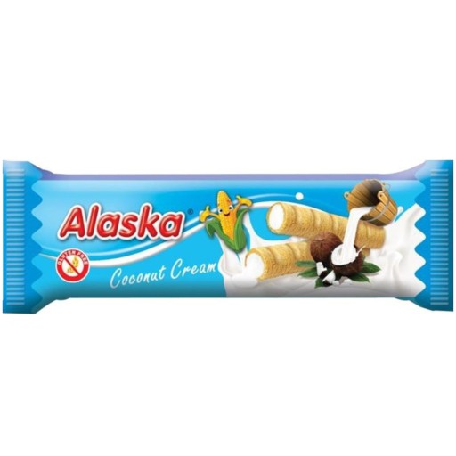 Aljašský set MIX príchutí Kukuričné rolky plnené smotanou 4x