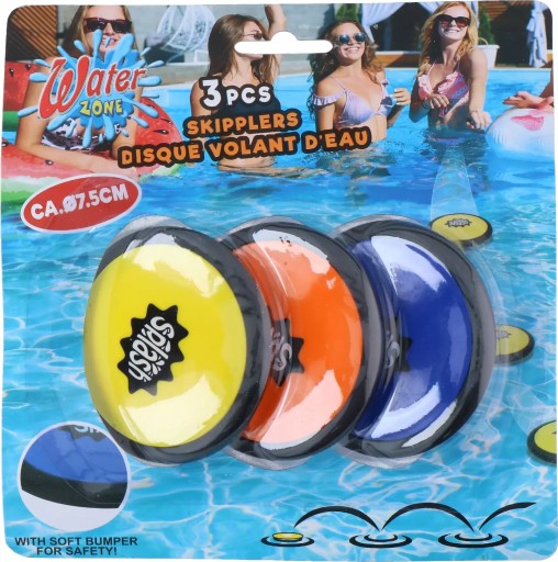 Sada vodného lietajúceho kotúča pre lietajúce kačice, WATERZONE frisbee x3