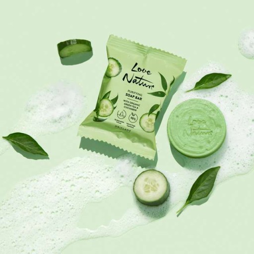 Mydlo Oriflame so zeleným čajom a uhorkou LoveNa