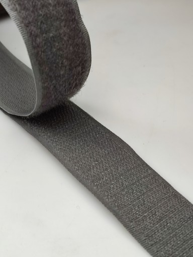 Páska na suchý zips 30 mm ŠEDÁ 1 METER sada
