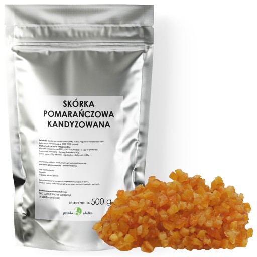 POMERANČOVÁ KÔRA, kandizované talianske kocky, 500g