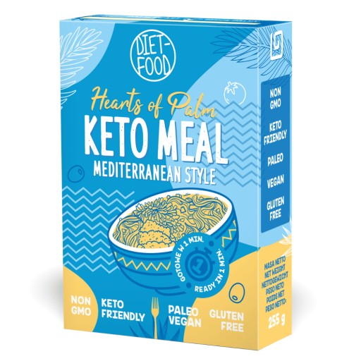 Keto jedlo s palmovým srdcom - stredomorské jedlo 255 g