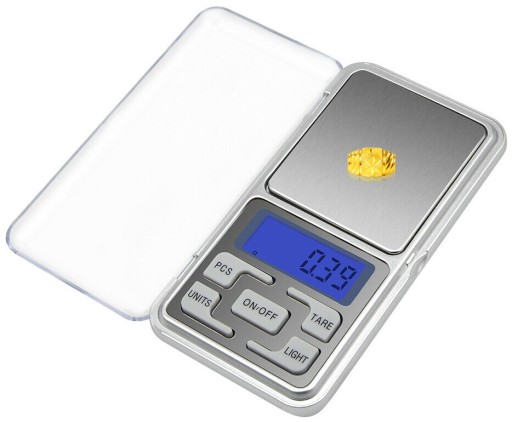 PRESNÁ VÁHA NA ELEKTRONICKÉ ŠPERKY 0,1g / 500g LCD + SÚPRAVA BATÉRIÍ