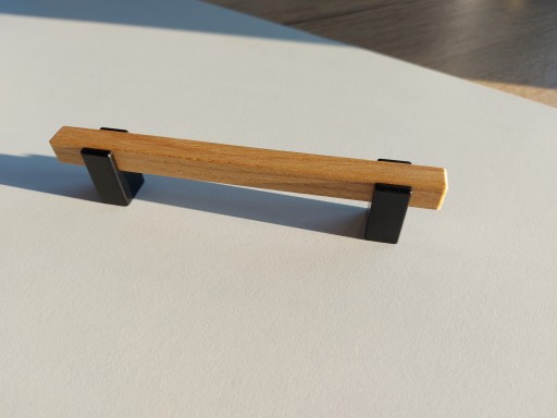 Nábytkové madlo zábradlia v tvare U, dĺžka 178mm, šírka 128mm