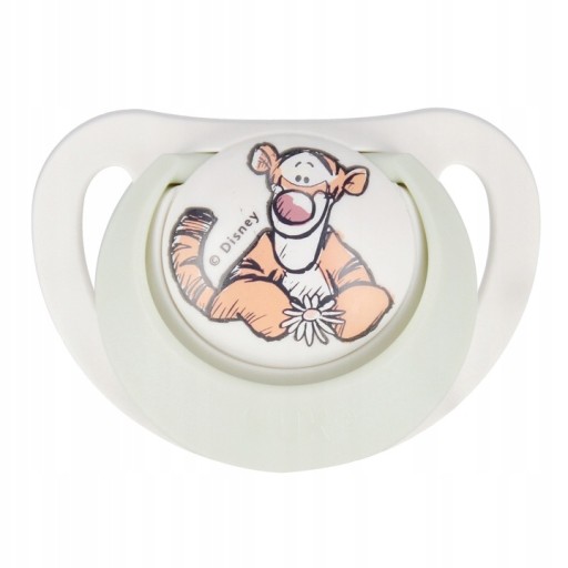 NUK SILIKÓNOVÉ SOATKY ANATOMICKÝ MACKO 6-18M 2KS + Púzdro