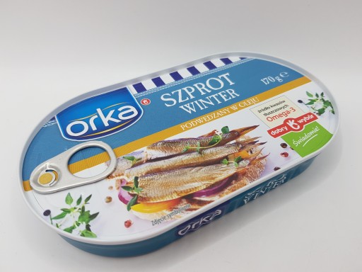 Orba šprota zimné údená v oleji 170g