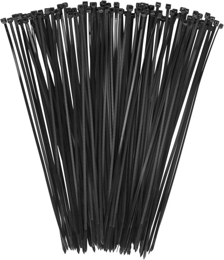 SVORNÉ VIAZAČKY KABELOVÉ VIAZAČKY ČIERNA 4,8x250 mm 100 ks