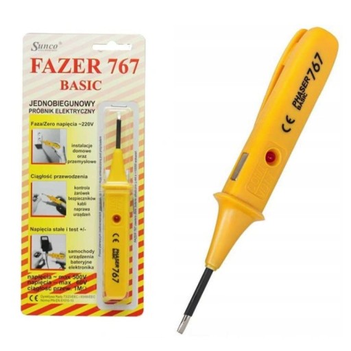 FAZER 767 TESTER POĽSKÝCH DETEKTOROV TESTER NAPÄTIA