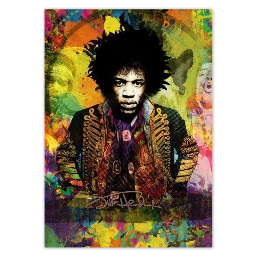 Nálepky A5 PION Jimmy Hendrix