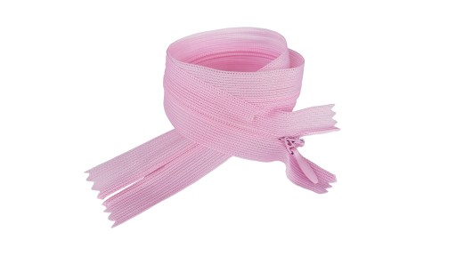 ZAHRNUTÝ zips, NEZÁVISLÁ SIEŤ #3 40cm RUŽOVÁ J